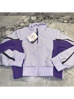 Under Armour Youth Unstoppable Crop Purple Jacket NEW